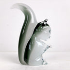Murano Smokey Glass Squirrel Sculpture - V. Nasson Italy 1970s