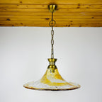Vintage murano pendant lamp by AV Mazzega, Italy 1950s