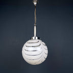 Murano Glass Pendant Lamp, Italy 1960s, Mid-century modern, Retro lighting
