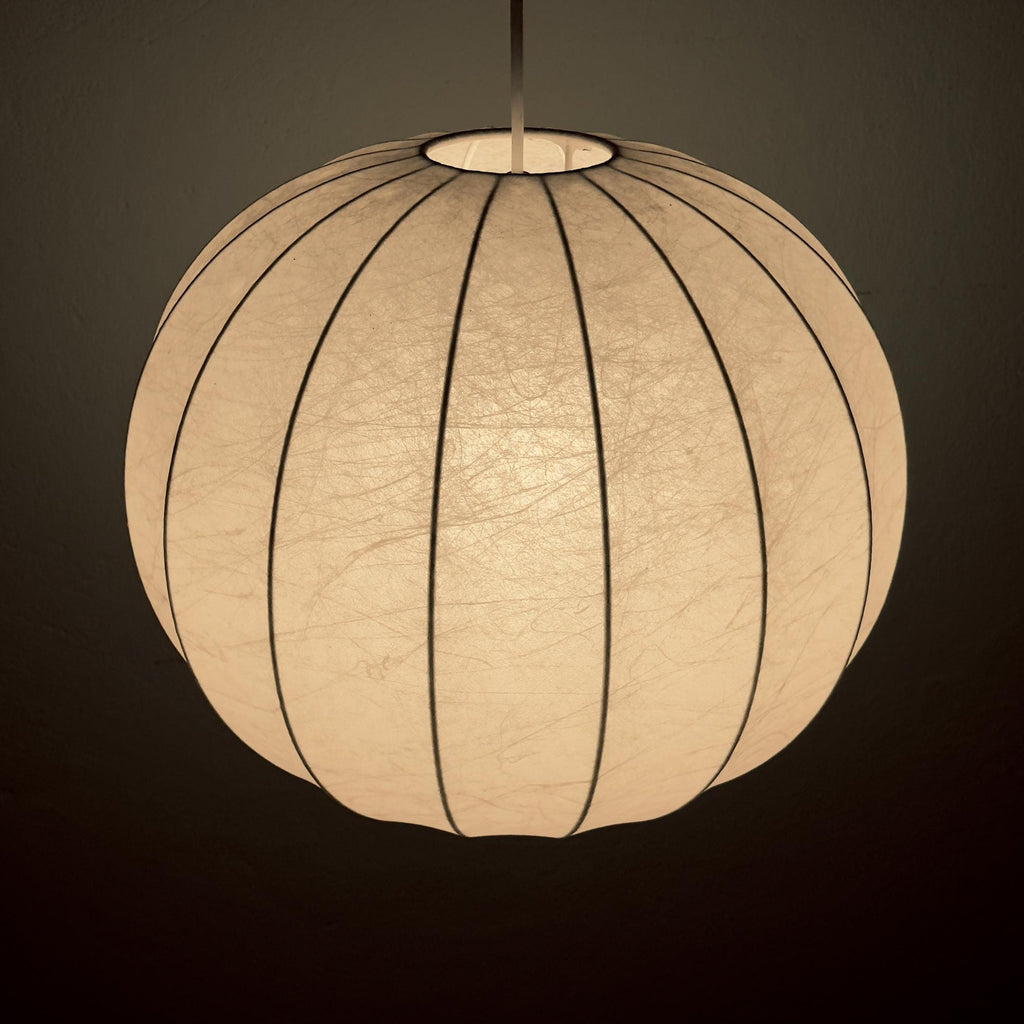 Mid-century cocoon pendant lamp, Italy 1960s