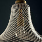 Murano glass pendant lamp Italy '70s Mid-century modern lighting