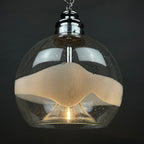 Large Murano Pendant Lamp: Ettore Fantasia & Gino Poli, 1960s Space Age