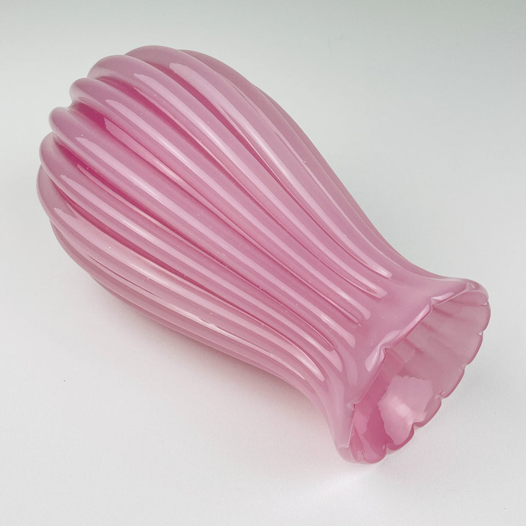 Vintage pink vase by Archimede Seguso, Italy 1950s