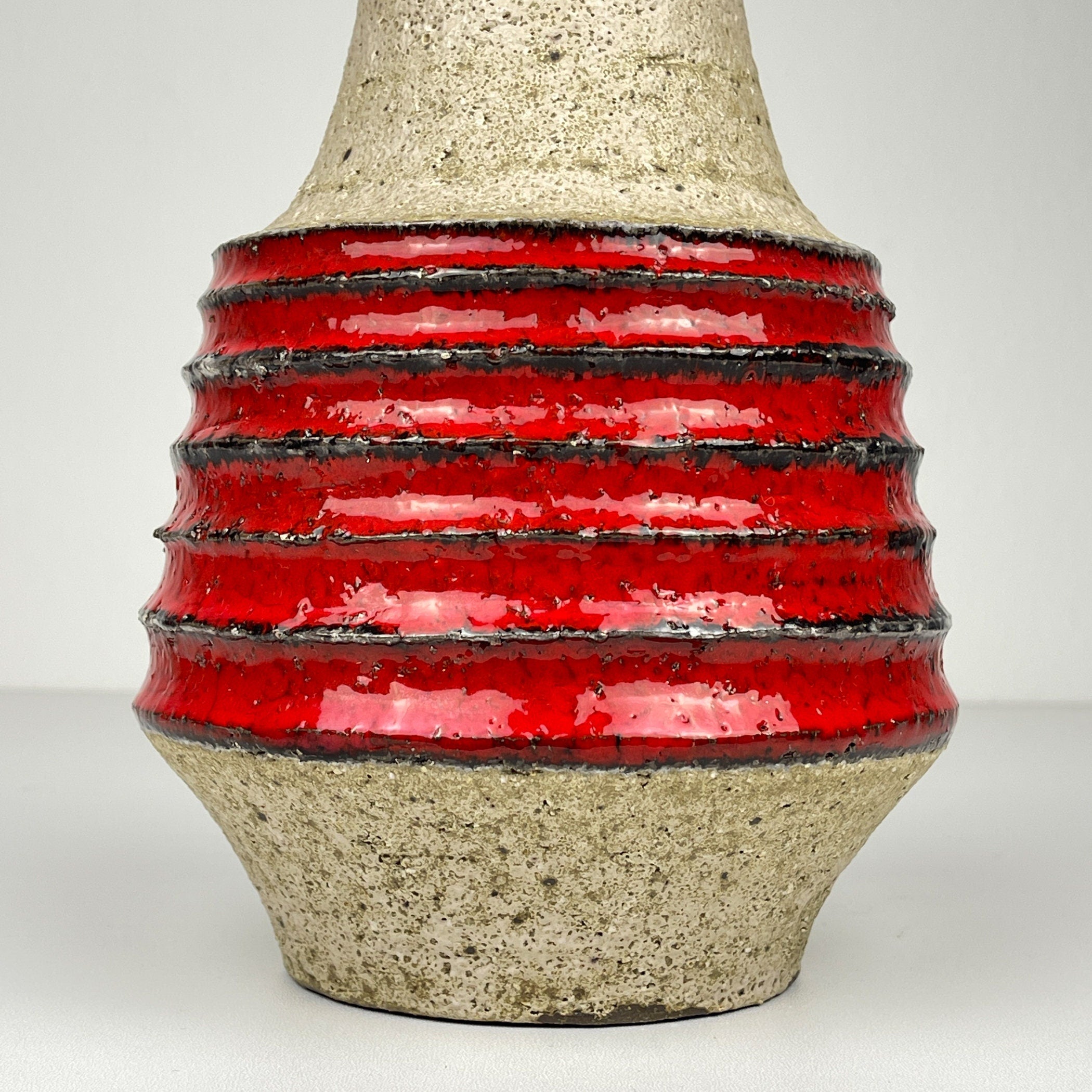 Vintage ceramic vase, Italy 1970s, Mid-century home decor