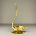 Vintage metal sculpture Bird by Salvino Marsura, Italy 1970s, Mid-century Modern