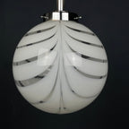 Murano Glass Pendant Lamp, Italy 1960s, Mid-century modern, Retro lighting