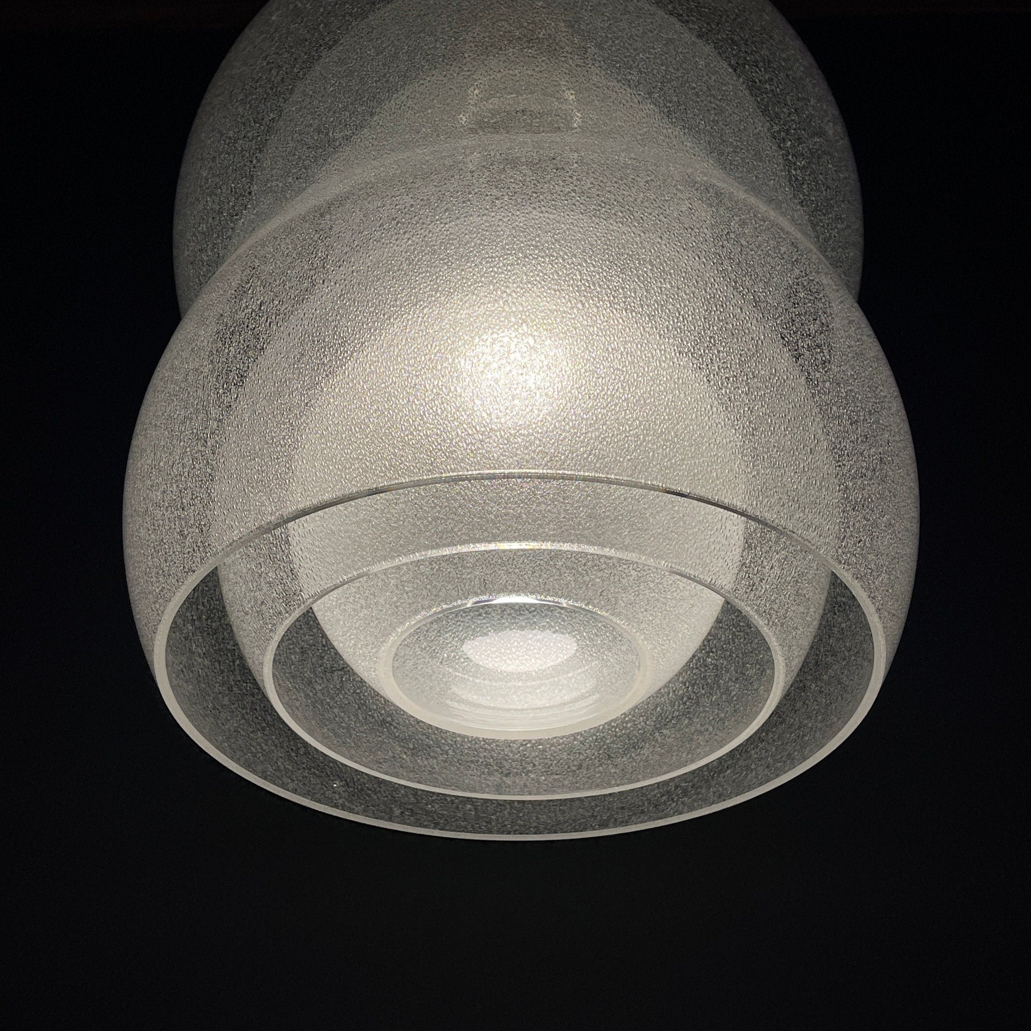 Murano pendant lamp by Carlo Nason for Mazzega Italy 1960s