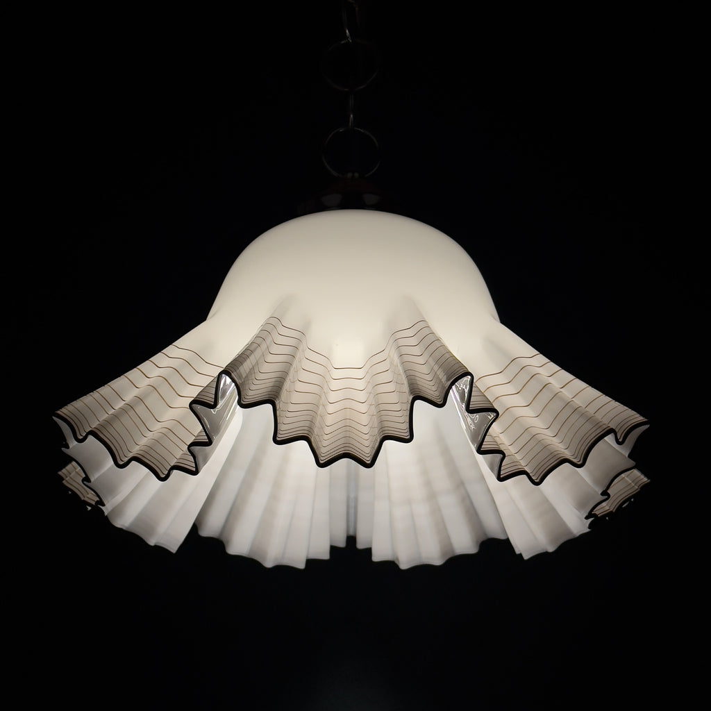 Vintage Murano pendant lamp by Vetreria De Majo, Italy 1970s