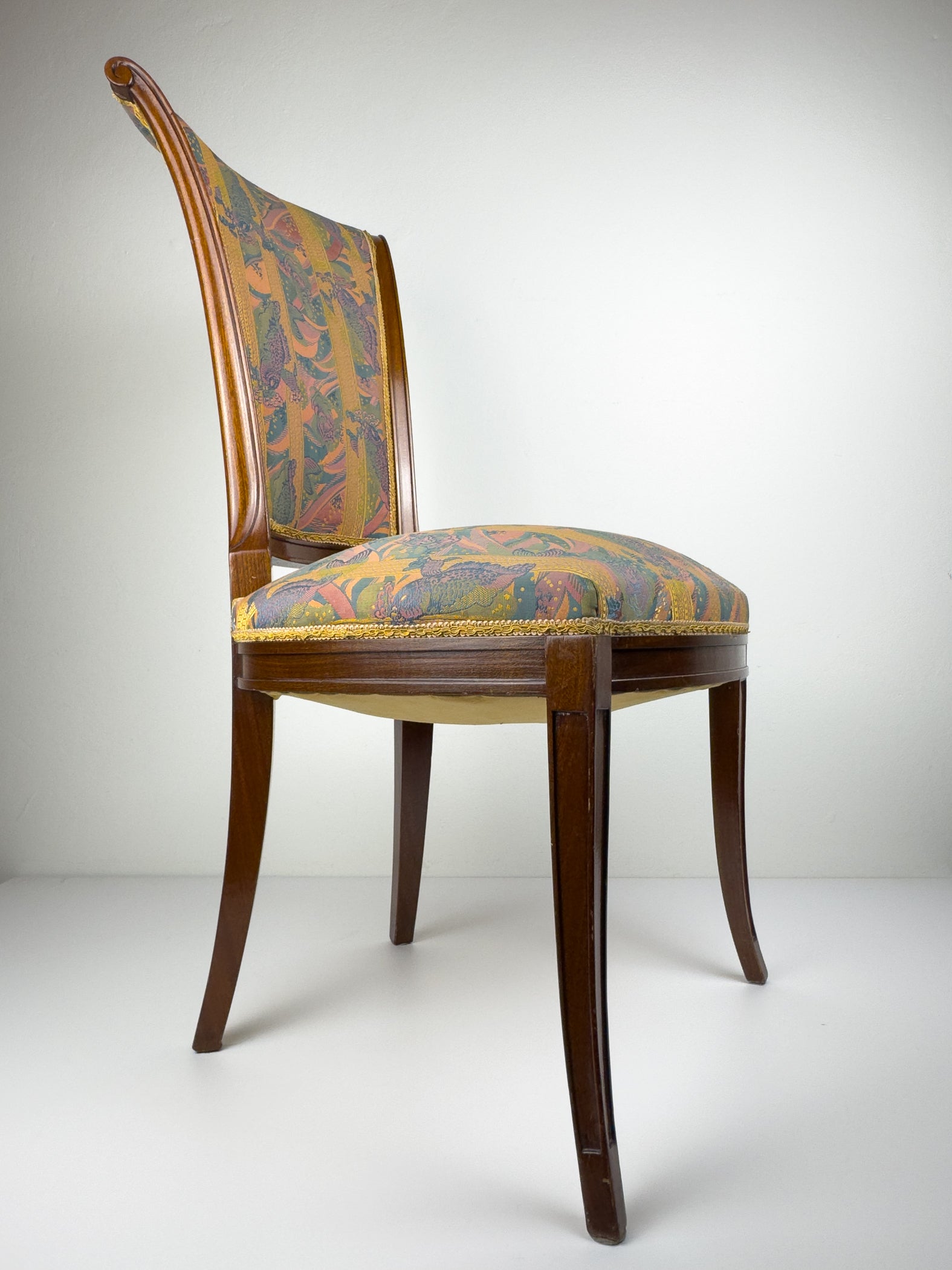 Vintage dining chairs, Set of 4, Italy 1950s