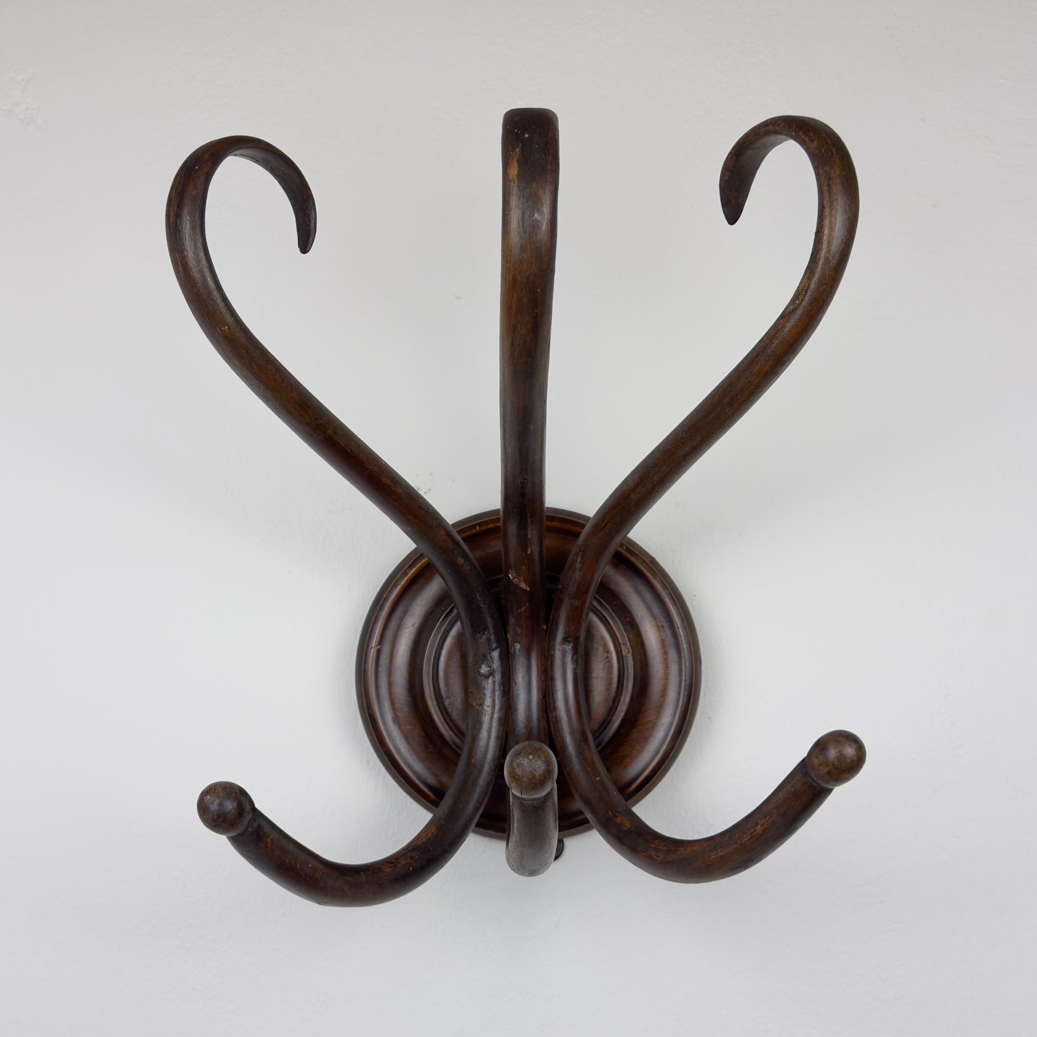 Antique Bentwood Wall Coat Rack by Thonet, Austria, 1920s