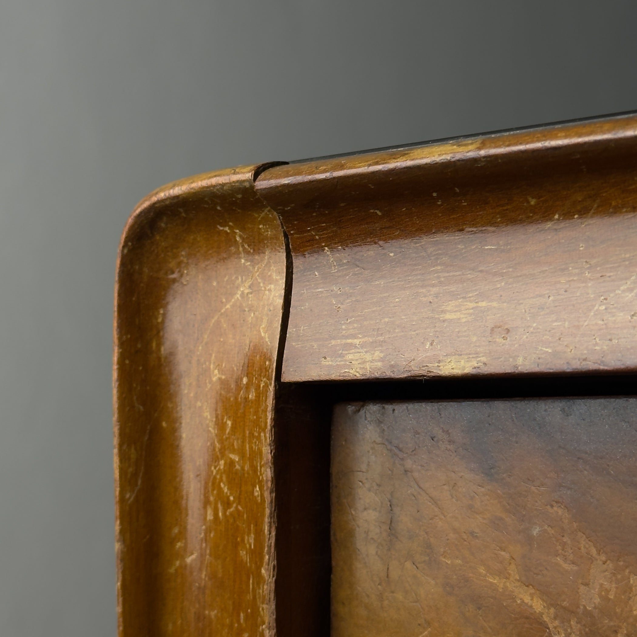 Vintage wood nightstands, Italy 1950s, Set of 2