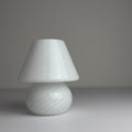 Original vintage swirl murano glass table lamp Mushroom, Italy 1970s
