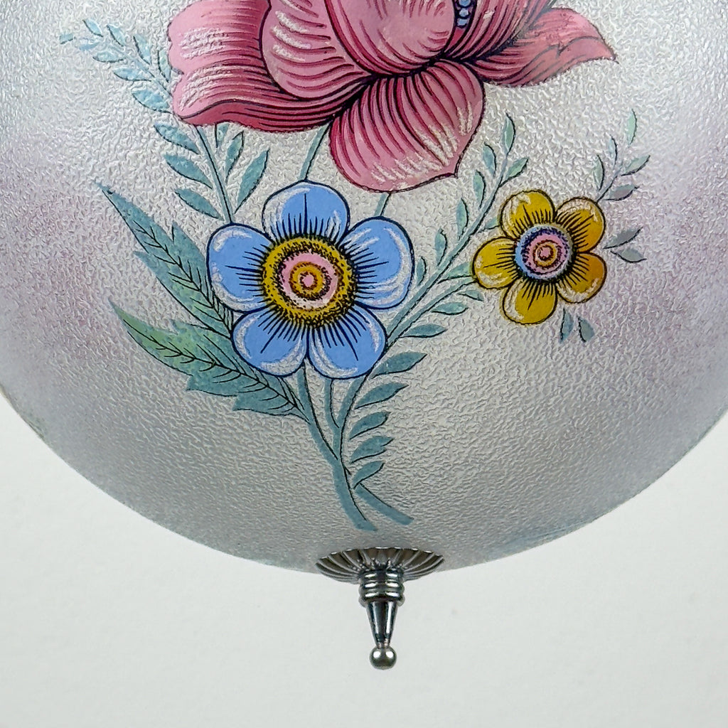Vintage Pendant Light Flower, Italy 1960s