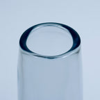 Original blue glass vase by Per Lütken for Holmegaard, Denmark, 1960s