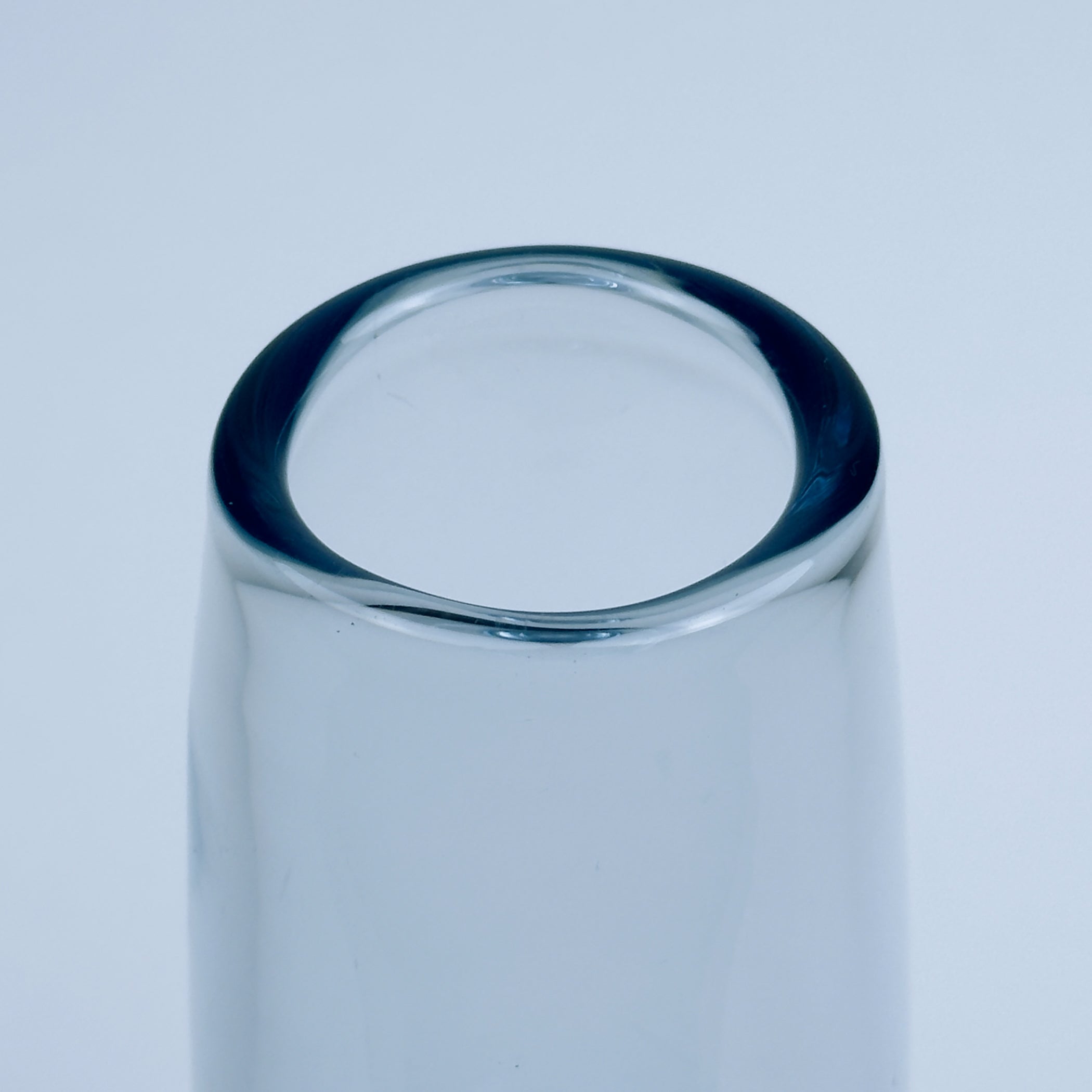 Original blue glass vase by Per Lütken for Holmegaard, Denmark, 1960s