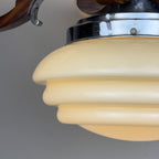 Art Deco Large Chandelier, Italy 1950s