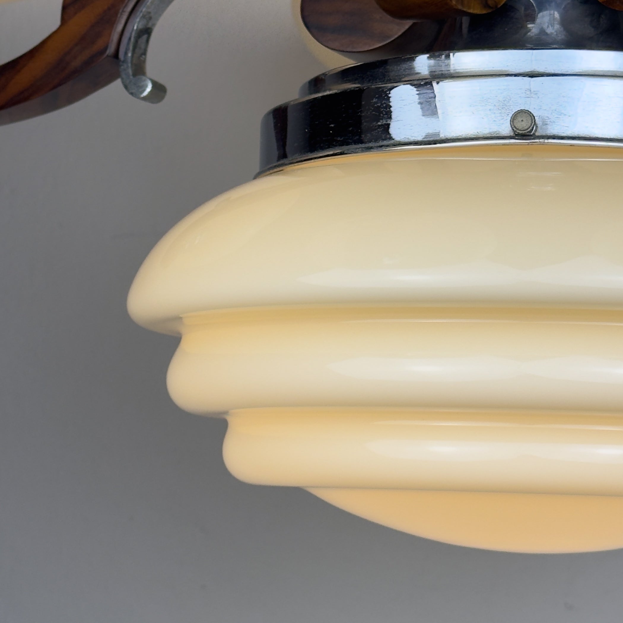 Art Deco Large Chandelier, Italy 1950s