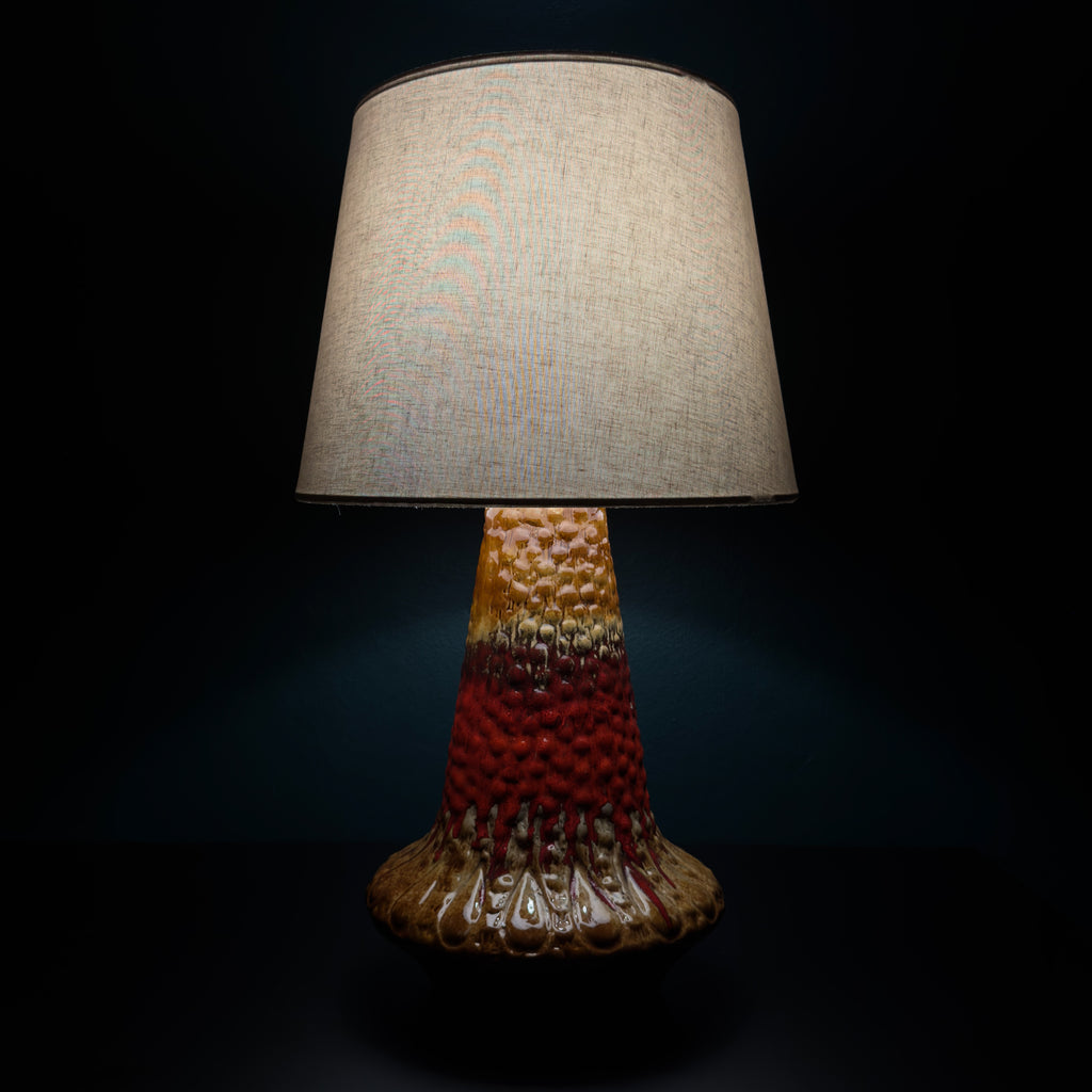 Vintage Ceramic table lamp LAVA by KIL Liboje, Yugoslavia, 1960s