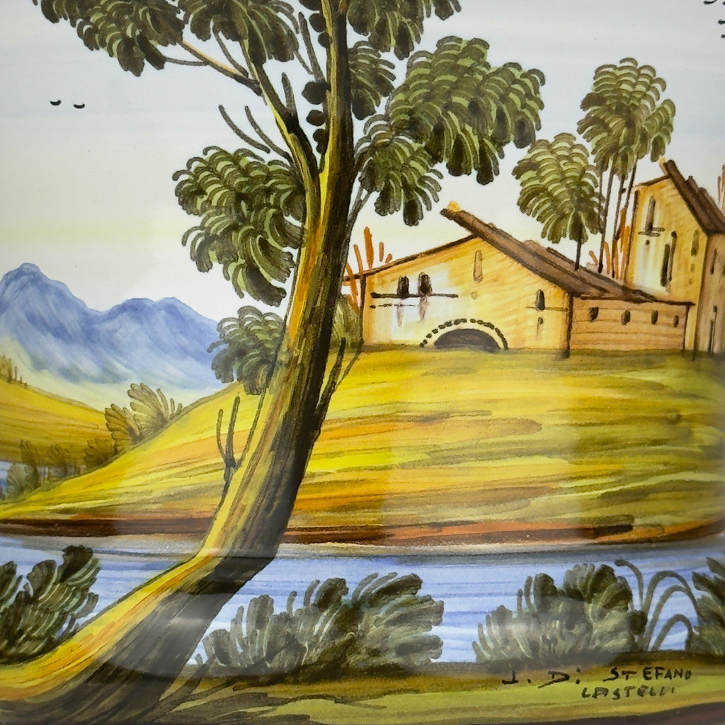 Vintage vase with lid by Lorenzo Di Stefano, Italy, late 20th Century