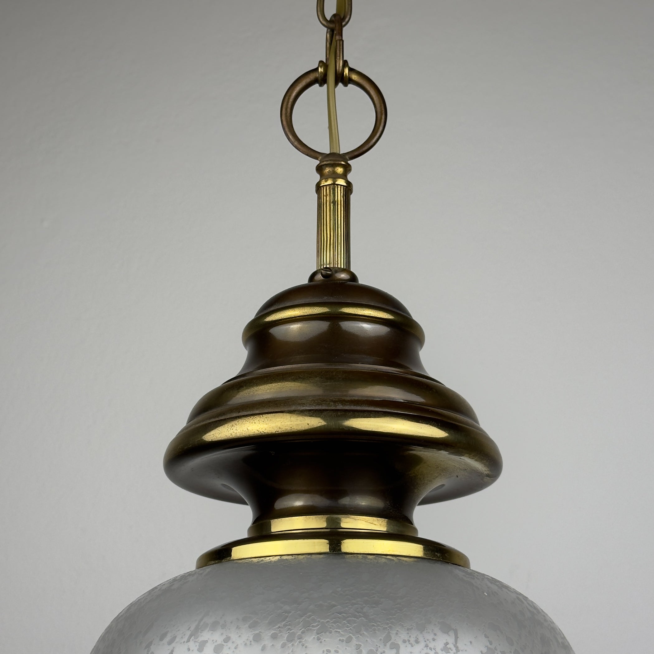 Vintage pendant lamp by Gaetano Sciolari, Italy, 1960s