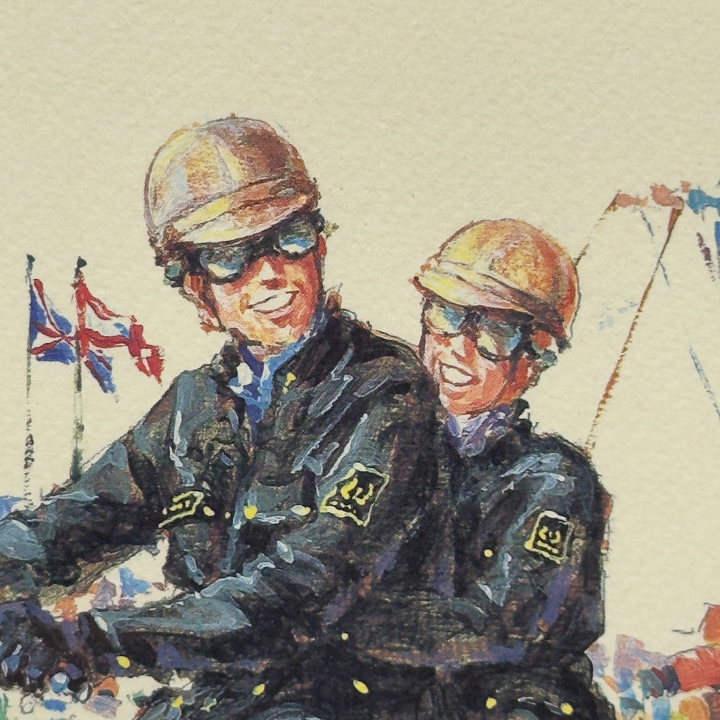 Limited edition lithograph 103/200 by Brioschi, Italy, 1970s