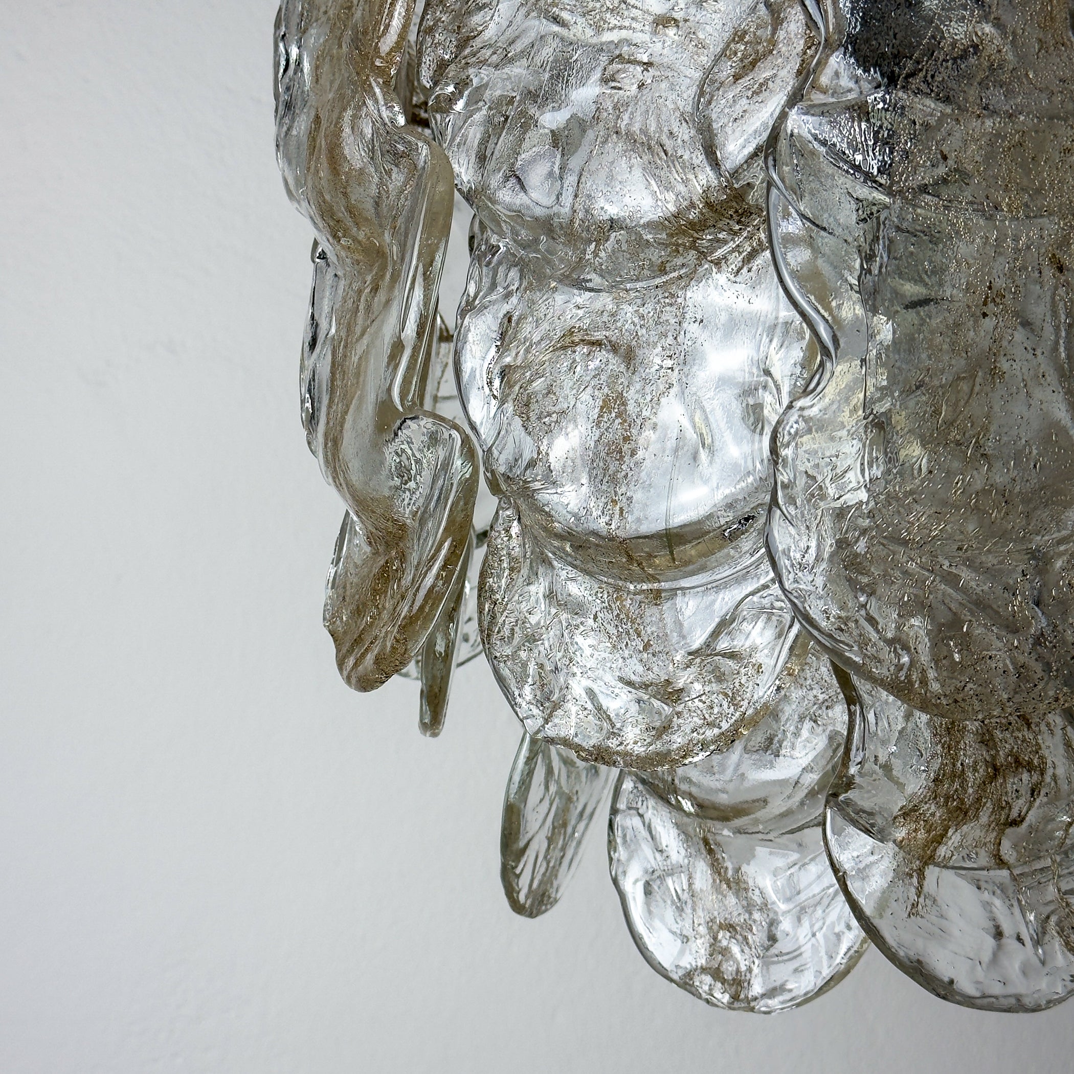 Vintage Murano chandelier by Mazzega, Italy 1970s