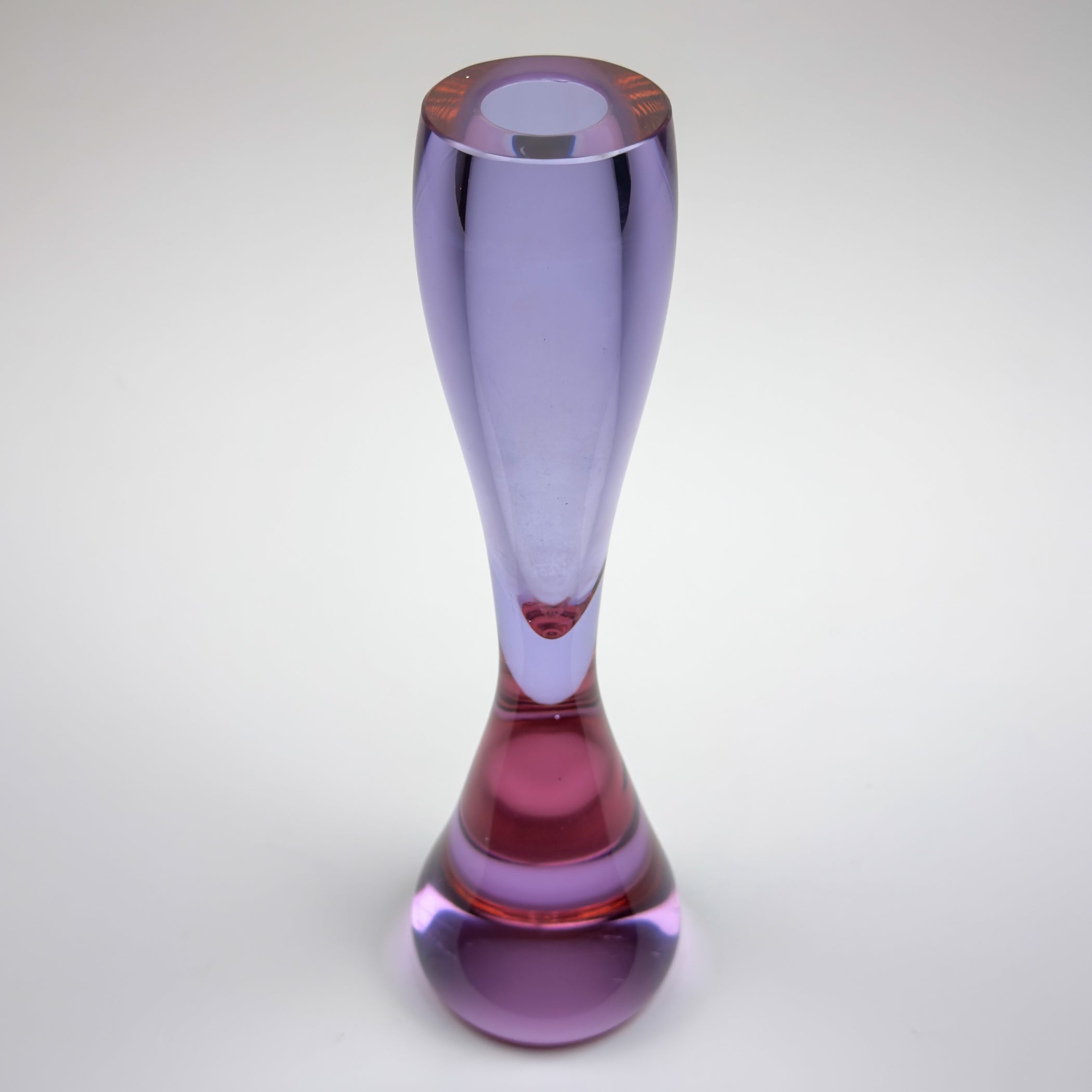 Vintage pink murano vase, Italy, 1970s