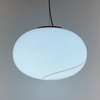 Classic swirl murano pendant lamp Vetri Murano, Italy 1970s
