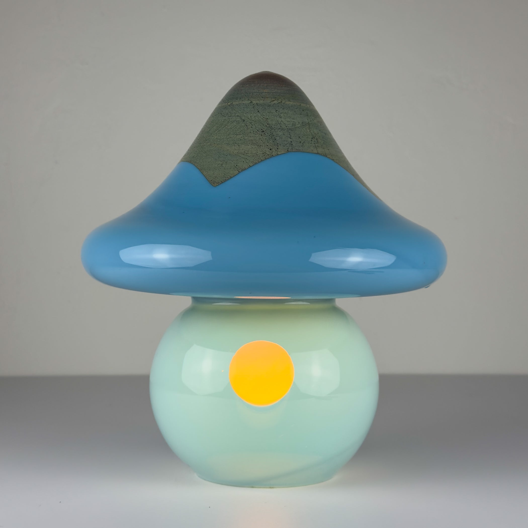 Murano Glass Table Lamp Mushroom, Italy 1970s