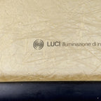 Large vintage pendant lamp by Idea Studio Techno Design for Luci Milano, Italy 1970s