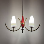Mid-Century Stilnovo chandelier, Italy 1940-50s