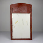 Vintage wooden wall mirror, India mid-20th century