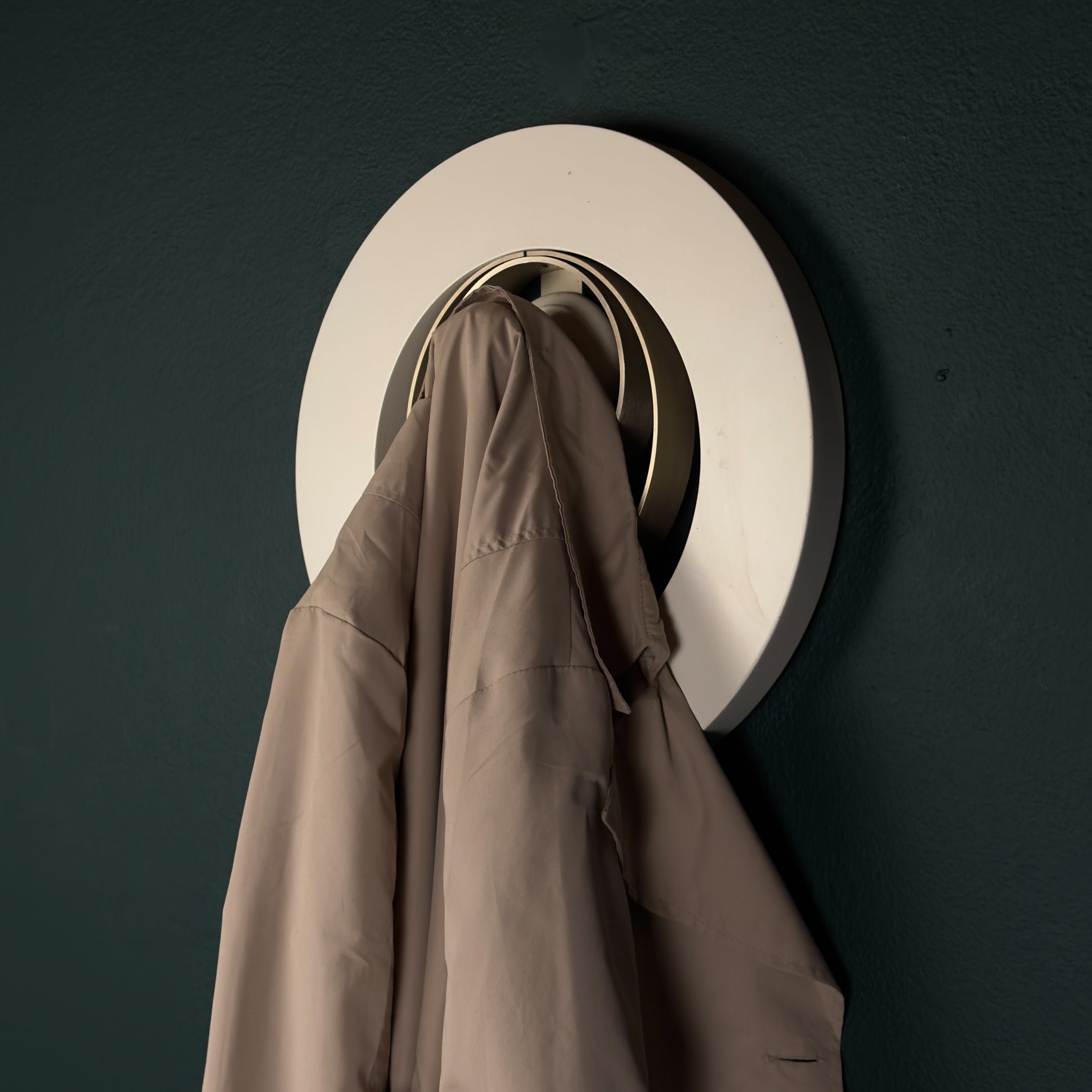 1 of 2 Mid-century wall hanger Space Age, Italy, 1970s, Vintage home decor