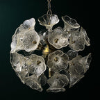 Large Murano chandelier Flower Sputnik by Paolo Venini for VeArt, Italy, 1960s