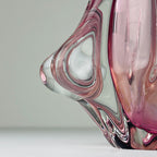 Vintage Murano vase Chambord by Fratelli Toso, Italy 1960s
