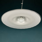 Vintage Swirl Murano Glass Pendant Lamp - Italian Mid-Century Lighting
