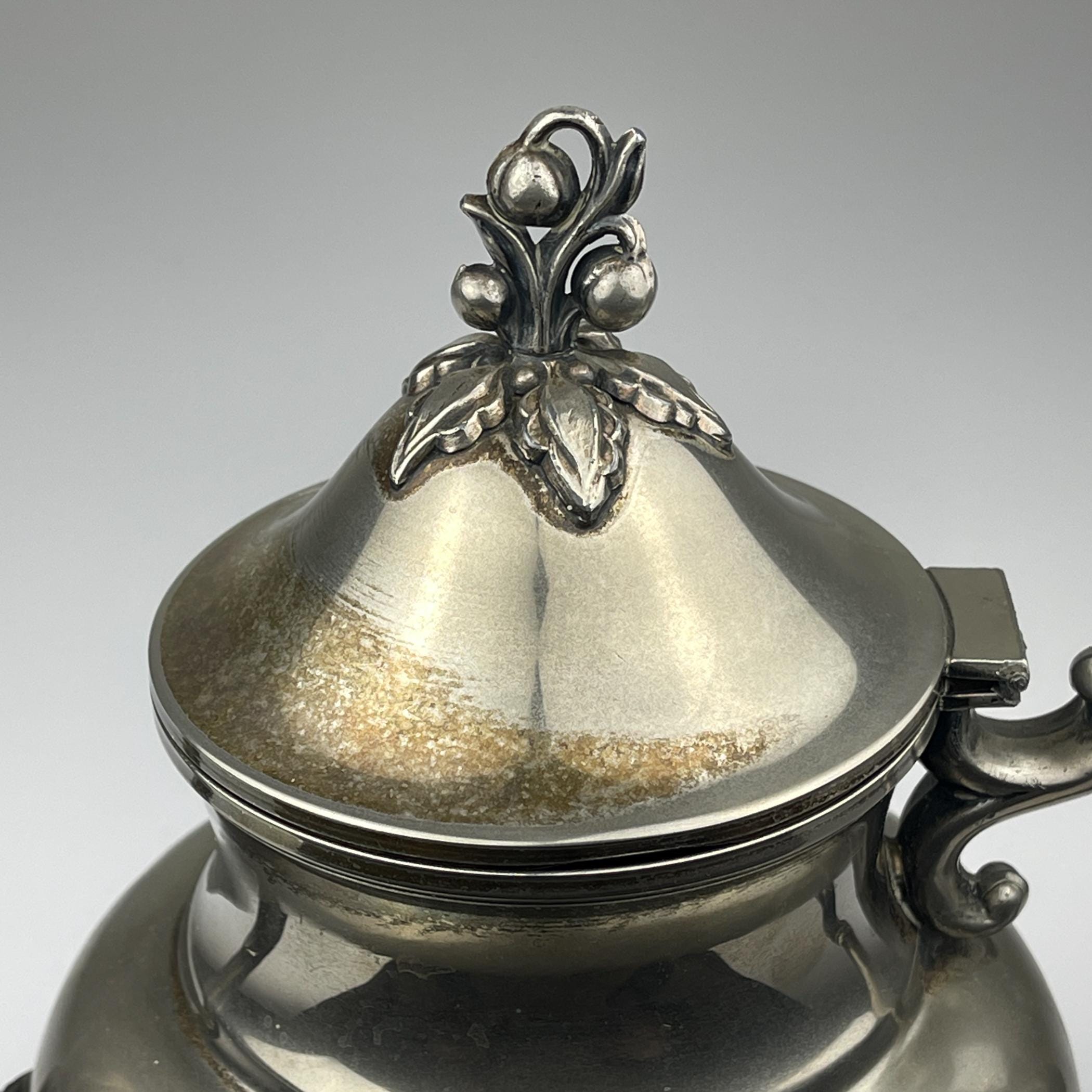 Antique silver on copper teapot by Theodore B. Starr, USA, end of the 19th century