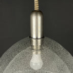 Carlo Nason Murano Glass Pendant Lamp - Mazzega Italian Lighting 1960s
