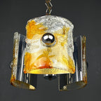 Mid-Century Murano Glass Chandelier by AV Mazzega, Italy 1970s