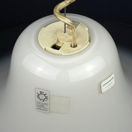 Cinea pendant lamp by Giusto Toso for Leucos Italy 1970s Mid-century italian modern lighting