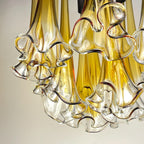 Original Murano chandelier Calla Lily by Venini, Italy 1960s