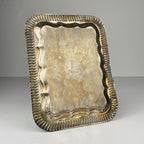 Antique Silver Plate Glass Set: Sheffield Edward Collection, England 1890s
