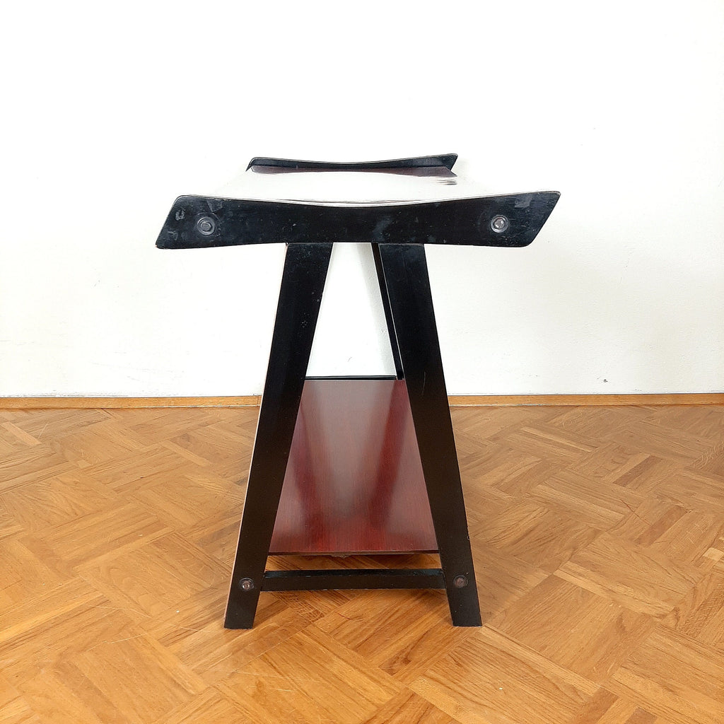 Mid-century TV or Radio Console Table, Yugoslavia 1970s, Retro furniture