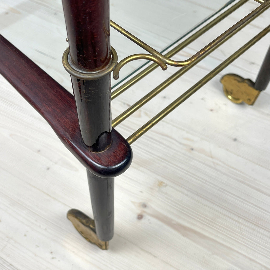 Ico Parisi Mid-Century Modern Bar Cart Trolley: Italian Design