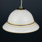 Vintage murano pendant lamp Italy 1970s Mid-century design