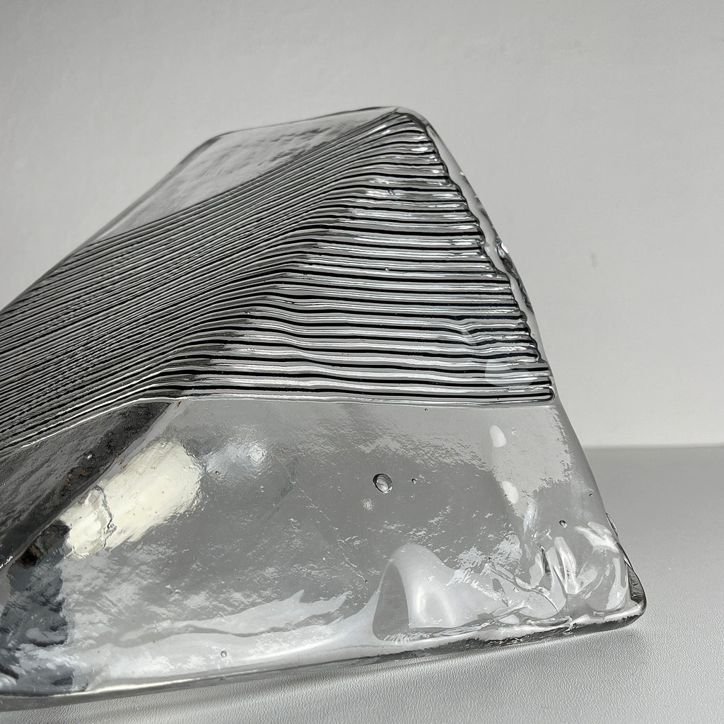 Vintage Murano Glass Wall Sconce: Italian MCM Lighting, 1970s