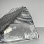 Vintage Murano Glass Wall Sconce: Italian MCM Lighting, 1970s