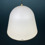 iGuzzini "Kuala" Italian white pendant lamp by Franco BRESCIANI  Italy 1970s