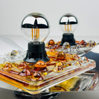 Vintage AV Mazzega Murano Wall Lamps: Mid-Century Italian Lighting, Set of 2