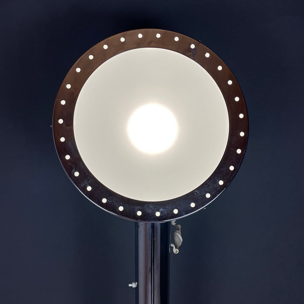 Metal floor lamp with magnet by Goffredo Reggiani Italy 1960s